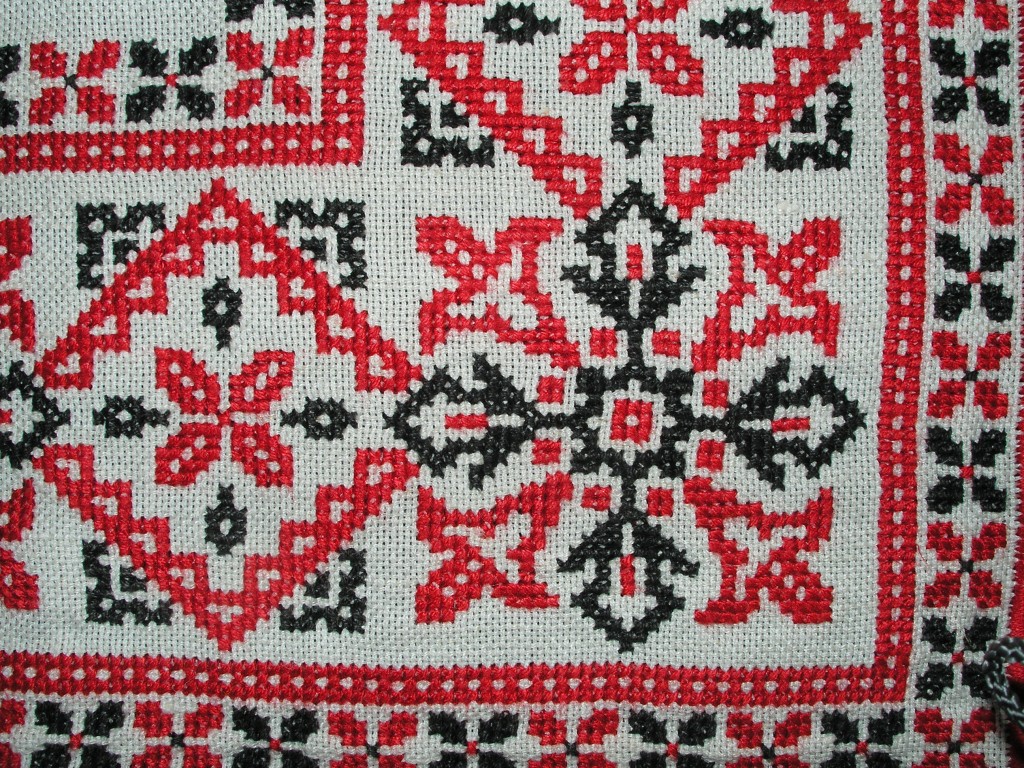 angle d'une nappe au point de croix
