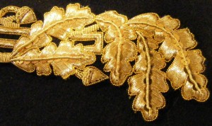 broderie d'uniforme adjudant commandant