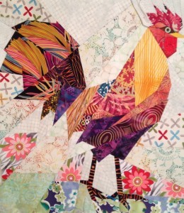 Chicken Challenge 2 days class http://annshawquilting.com/?page_id=112`
