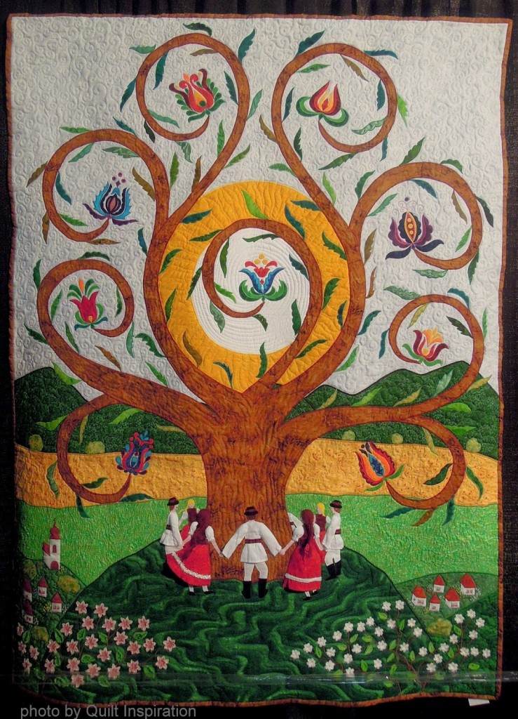 May Tree by Katalin Horvath, 2013 Houston IQF, photo by Quilt Inspiration
