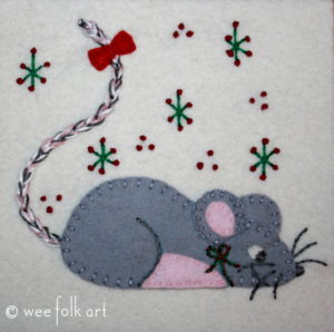 Adorable petite souris souris brodé appliqué iron-on patch S-1582 
