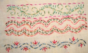 points de broderie khanta