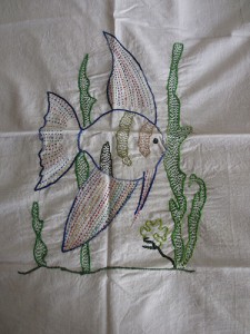 poisson en broderie khanta