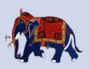 éléphant de la reine