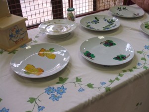 peinture sur porcelaine