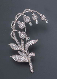 broche en diamants vendue à Christie's